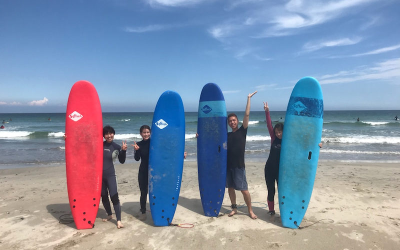 サーフィンに行こう～～～　　20190826 サーフィンスクール　体験